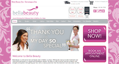 Desktop Screenshot of bellabeauty.ie